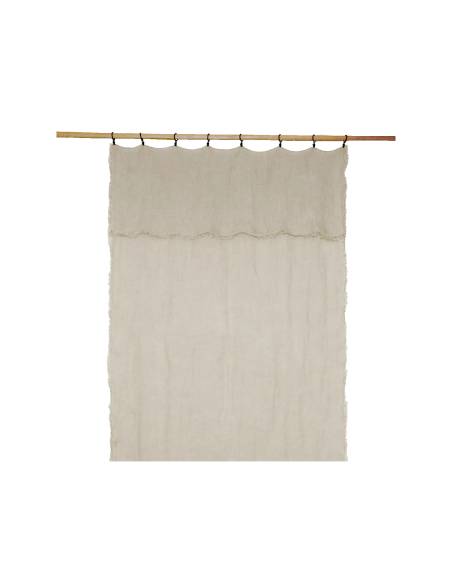 Rideaux en lin attache pince BERGAME Harmony - Haomy | La Madeleine Déco