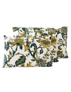 Housse de coussin lin et coton BALI Harmony - Haomy | La Madeleine Déco