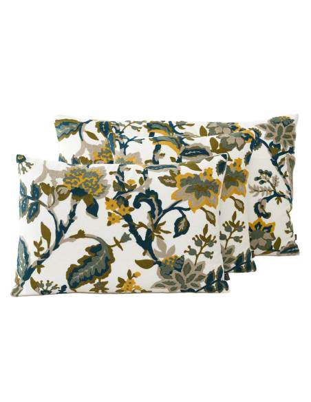 Housse de coussin lin et coton BALI Harmony - Haomy | La Madeleine Déco