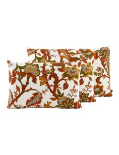 Housse de coussin lin et coton BALI Harmony - Haomy | La Madeleine Déco 2