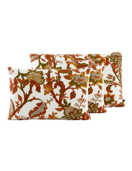 Housse de coussin lin et coton BALI Harmony - Haomy | La Madeleine Déco