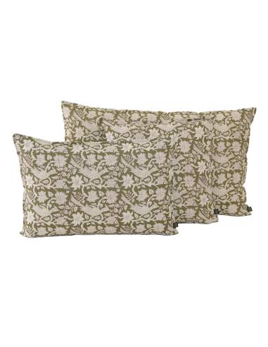 Housse de coussin en lin JAIPUR Harmony - Haomy | Madeleine Déco