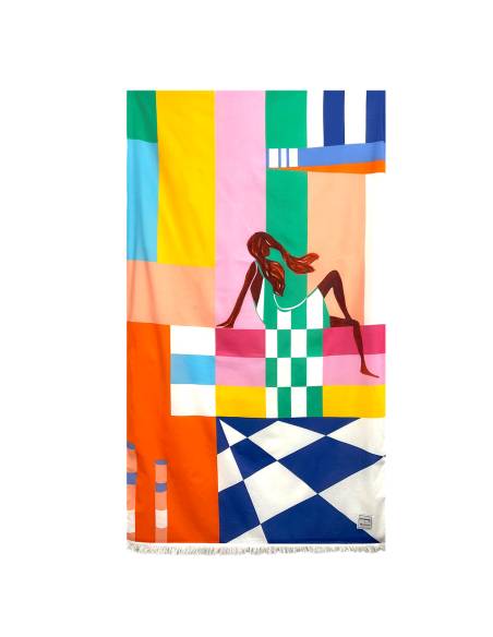 Drap de plage KIKOY BORA BORA Harmony - Haomy | La Madeleine Déco