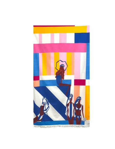 Drap de plage KIKOY BORA BORA Harmony - Haomy | La Madeleine Déco