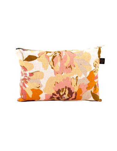 Trousse en lin imprimé TRIESTE Harmony - Haomy | La Madeleine Déco