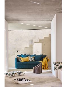 Housse de coussin lin et coton BALI Harmony - Haomy | La Madeleine Déco 2