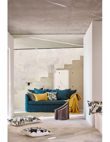 Housse de coussin lin et coton BALI Harmony - Haomy