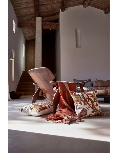 Housse de coussin lin et coton BALI Harmony - Haomy