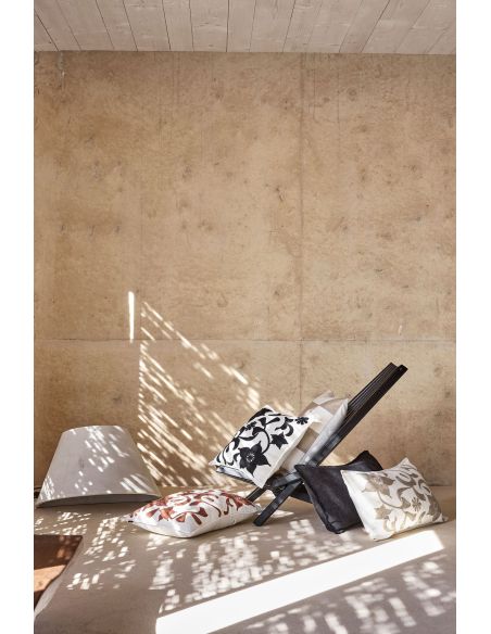 Housse de coussin lin et coton brodé CHIARA Harmony - Haomy
