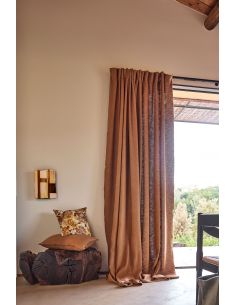 Rideaux passe tringle CALIFORNIA Harmony - Haomy