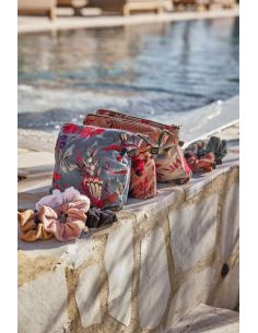 Trousse en velours BIRDY Harmony - Haomy