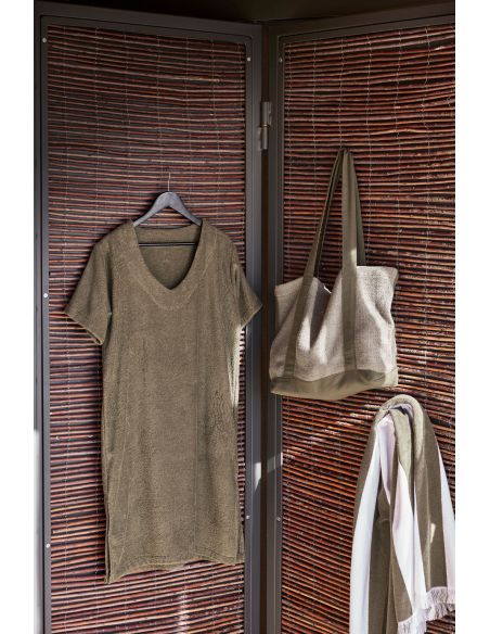 Tunique en éponge col V MILOS Harmony - Haomy