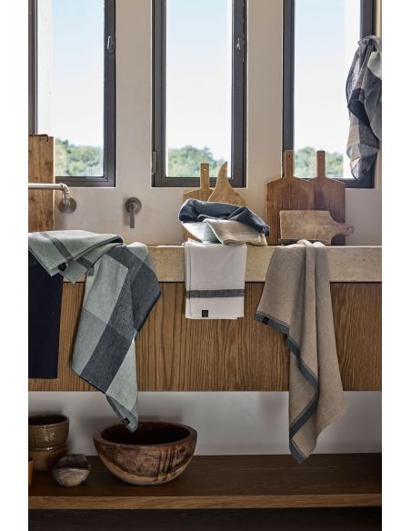 Torchon lin et coton TENERIFE Harmony - Haomy