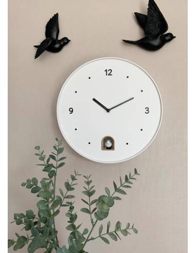 Horloge ronde coucou | La Madeleine Déco