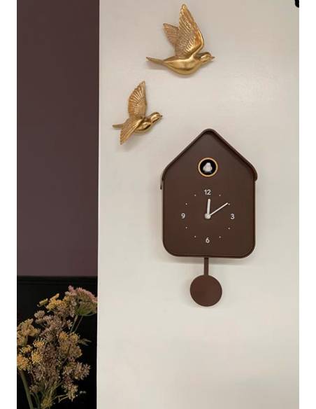 Horloge coucou maison marron | La Madeleine Déco