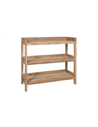 Console en vieux teck recyclé | La Madeleine Déco