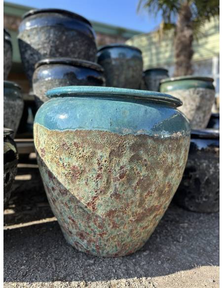 Biot de jardin patiné vietnamien | La Madeleine Déco