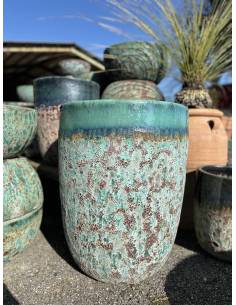 Vase de jardin haut émaillé | La Madeleine Déco