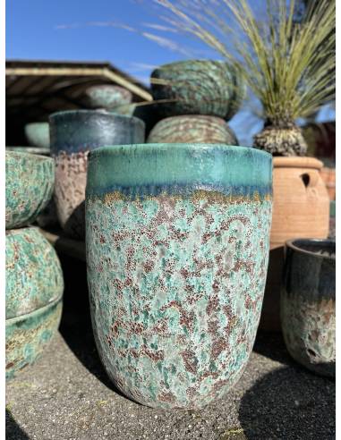 Vase de jardin haut émaillé | La Madeleine Déco