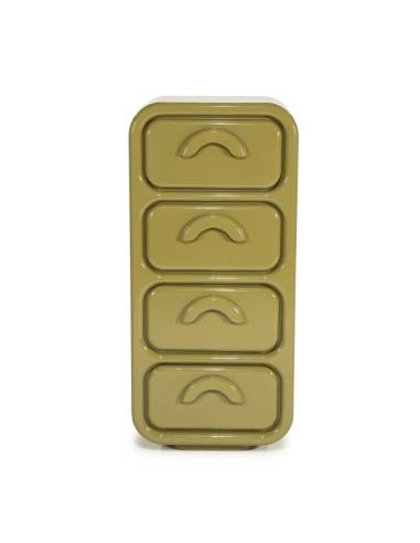 Commode haute brillante GUBBY | La Madeleine Déco