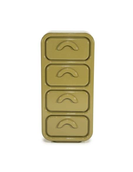 Commode haute brillante GUBBY | La Madeleine Déco