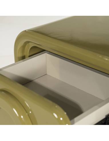 Commode haute brillante GUBBY | La Madeleine Déco