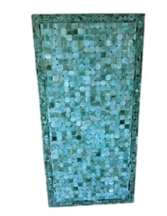 Table de jardin mosaïque ZELLIGE turquoise 2