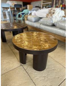 Table basse en zellige ocre | La Madeleine Déco 2