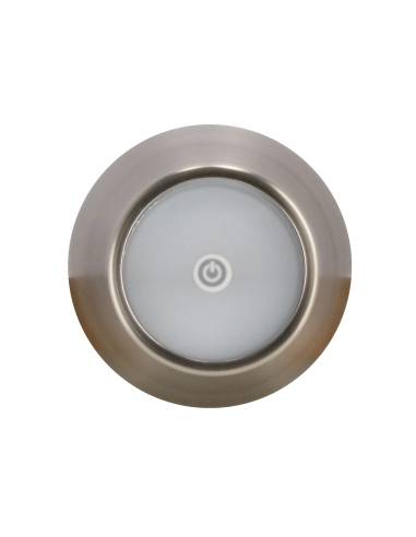 Lampe rechargeable ETNA en métal ETNA argenté | La Madeleine Déco