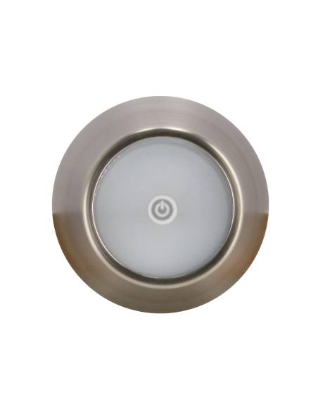 Lampe rechargeable ETNA en métal ETNA argenté | La Madeleine Déco