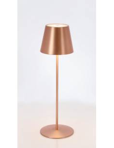 Lampe rechargeable ETNA en métal cuivré | La Madeleine Déco 2