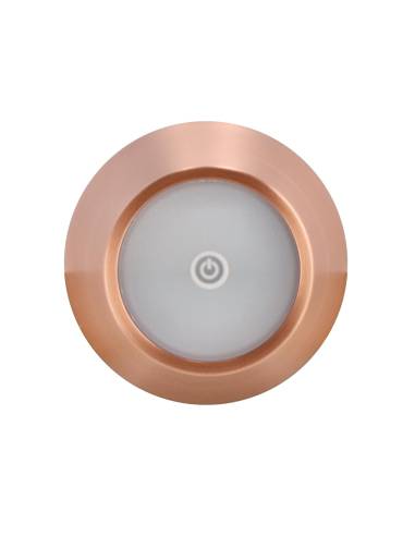 Lampe rechargeable ETNA en métal cuivré | La Madeleine Déco