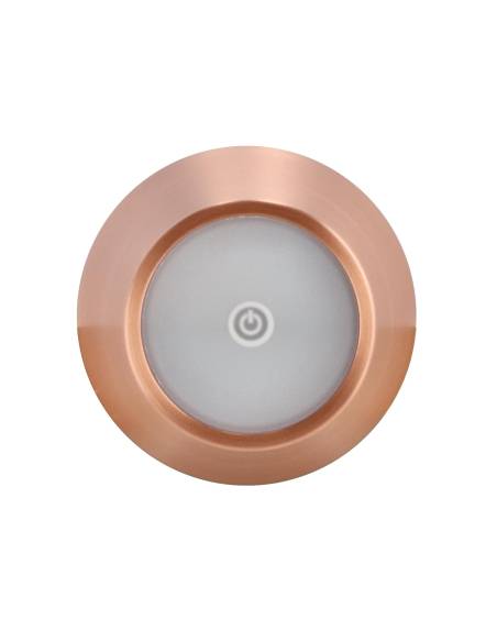 Lampe rechargeable ETNA en métal cuivré | La Madeleine Déco