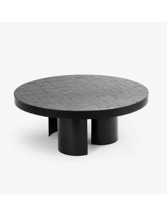 Table basse en zellige noir | La Madeleine Déco 2