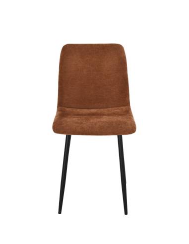 Chaise en tissu SANDY pied fer | La Madeleine Déco