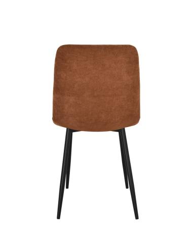 Chaise en tissu SANDY pied fer | La Madeleine Déco