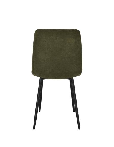 Chaise en tissu SANDY pied fer | La Madeleine Déco