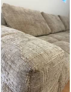 Canapé d'angle compressé MOSS marron | La Madeleine Déco 2