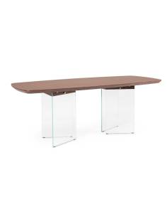 Table en bois et verre CASTIELS | La Madeleine Déco 2