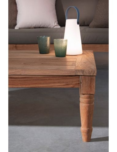Table basse de jardin en teck BALI