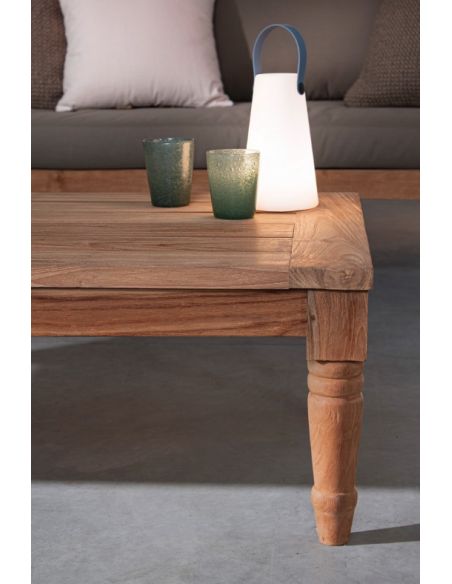 Table basse de jardin en teck BALI