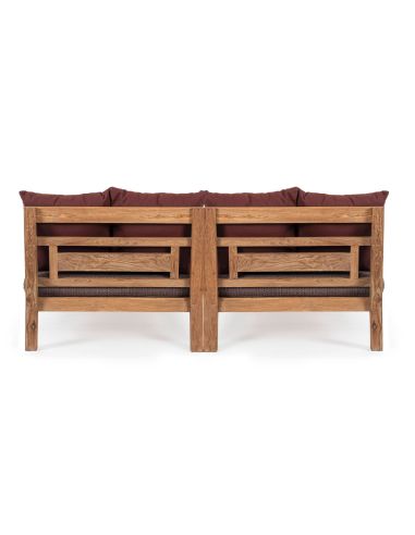 Lounge bed de jardin en teck BALI