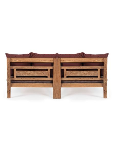 Lounge bed de jardin en teck BALI