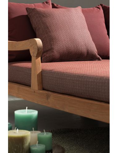 Lounge bed de jardin en teck BALI