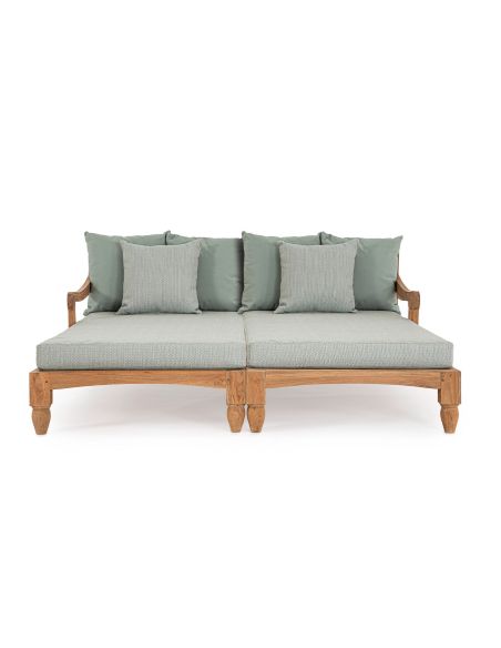 Lounge bed de jardin en teck BALI