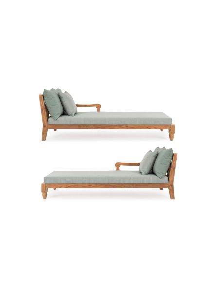 Lounge bed de jardin en teck BALI
