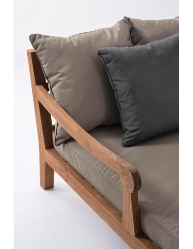 Lounge bed de jardin en teck BALI