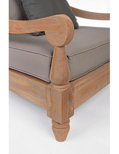Fauteuil de jardin en teck BALI