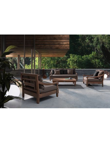 Fauteuil de jardin en teck BALI