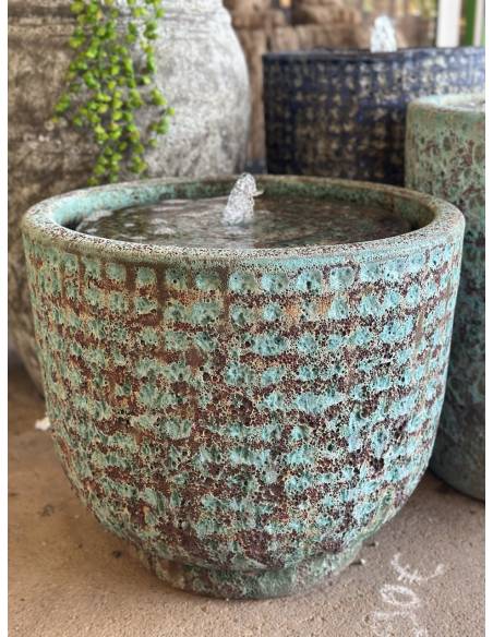 Fontaine de jardin en poterie vietnamienne | La Madeleine Déco